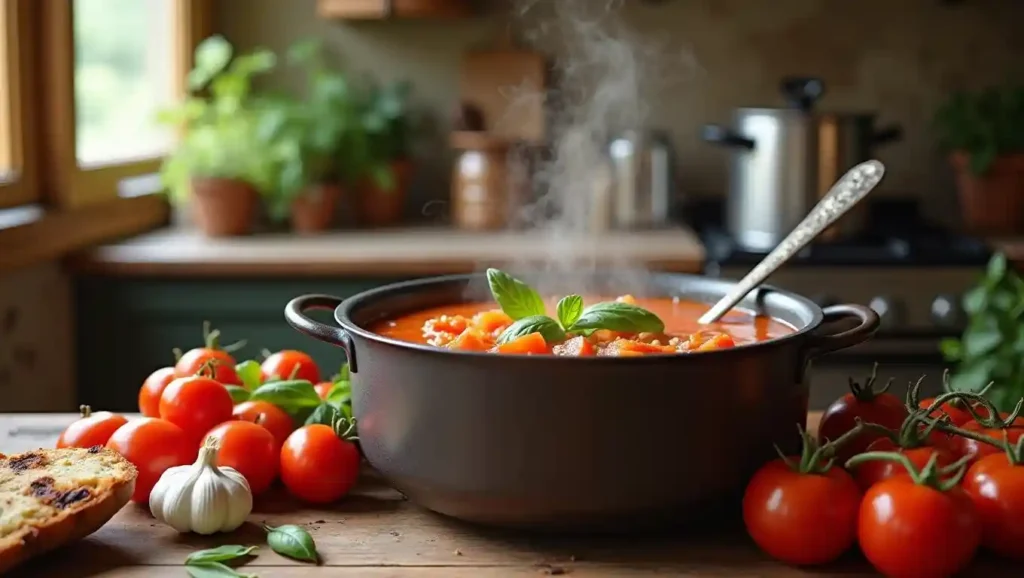 soupe tomate recette grand-mère