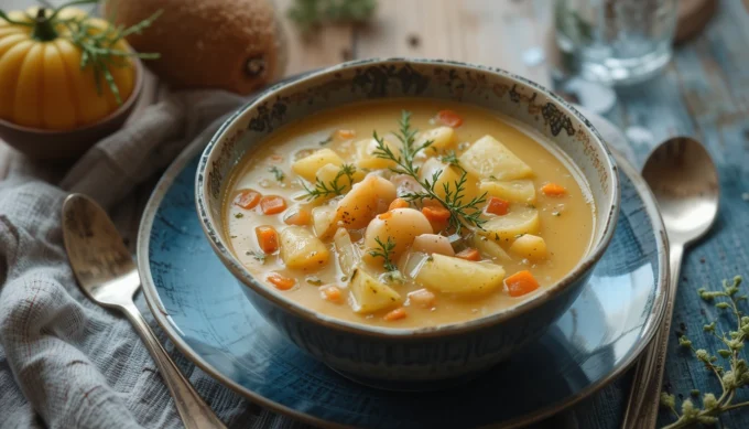 Ingrédients pour la Soupe patate douce carotte