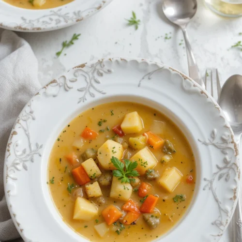 Soupe patate douce carotte