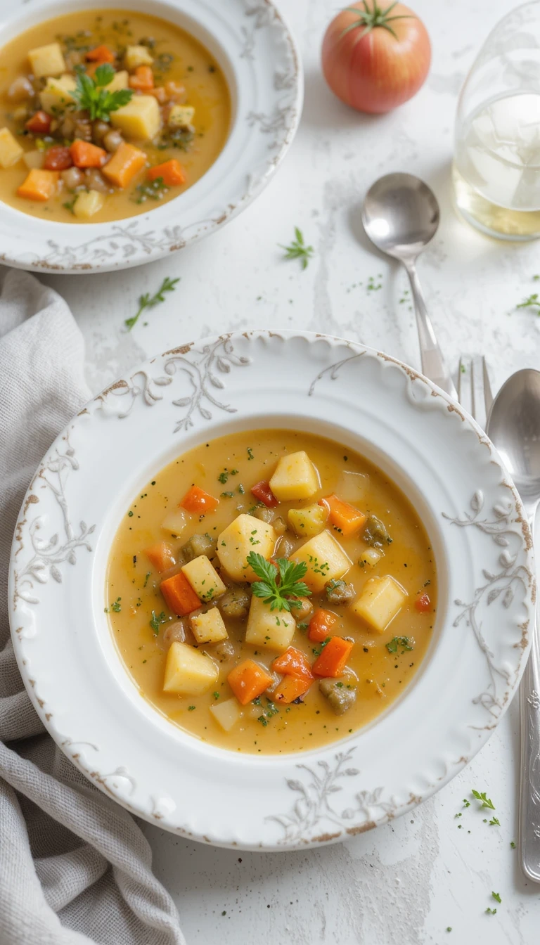 Soupe patate douce carotte
