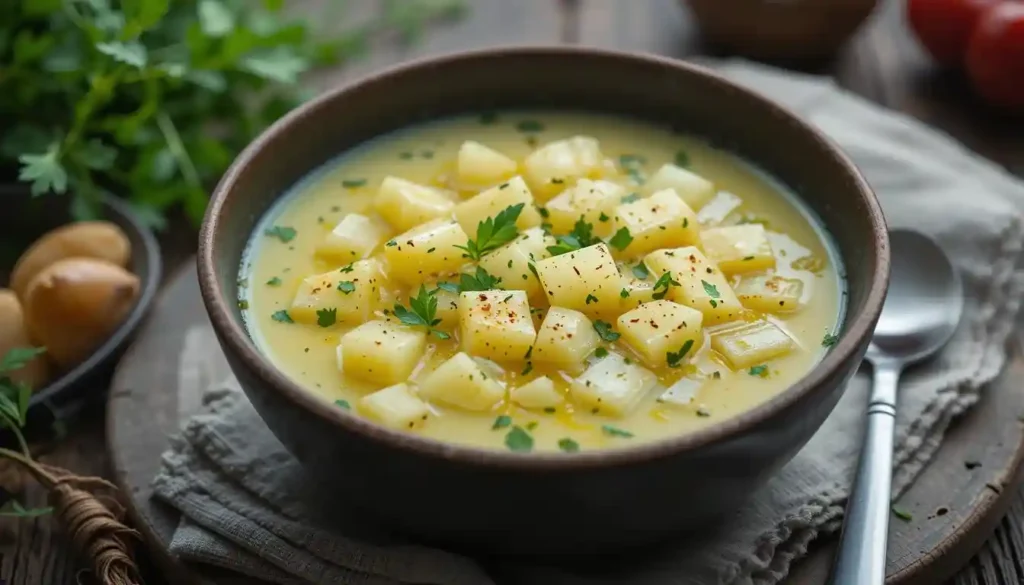 soupe poireaux pomme de terre