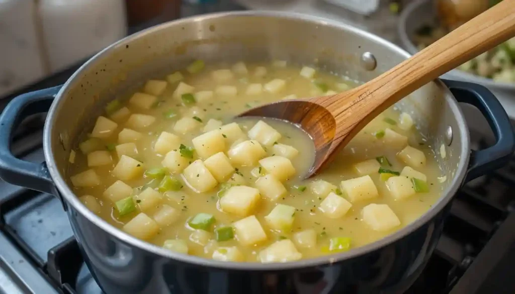soupe poireaux pomme de terre