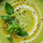 velouté de petits pois​