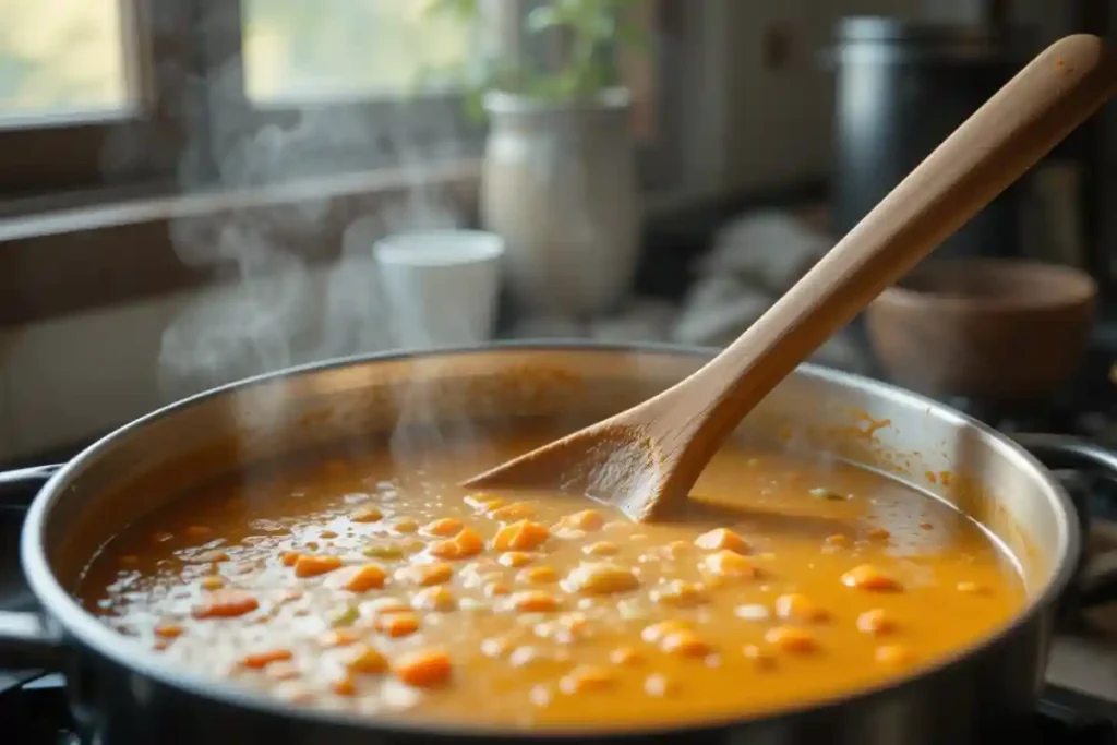 Trois variantes de la soupe carotte coco avec différentes garnitures.