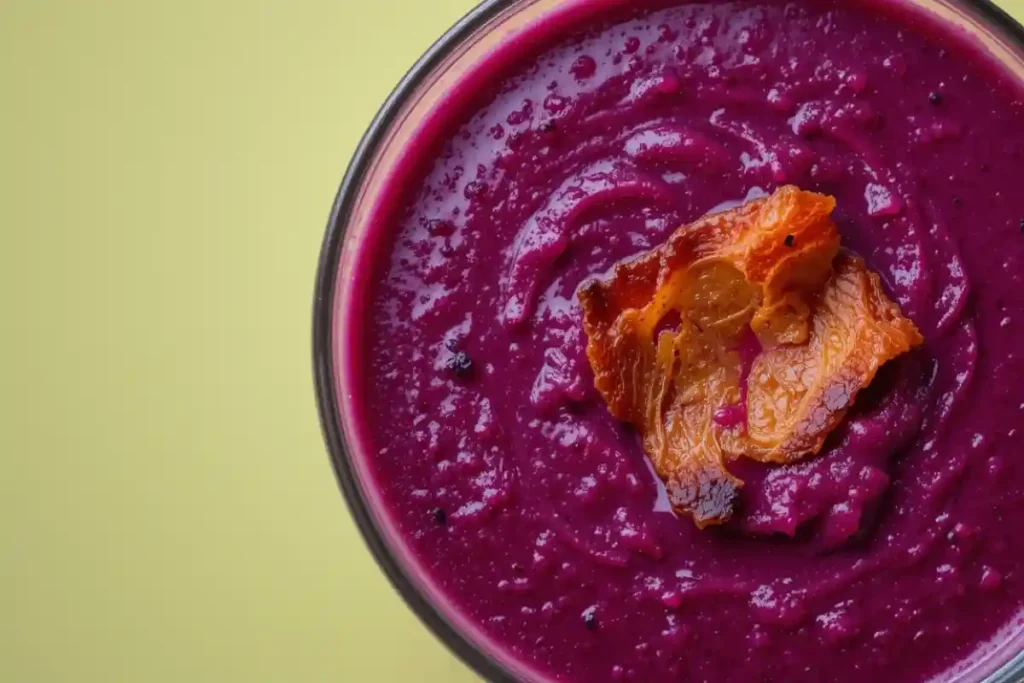 Soupe aux choux rouges