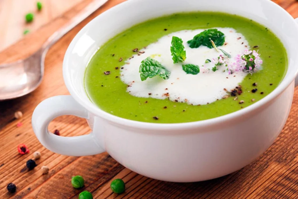 veloute petit pois thermomix